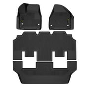 TPE All Weather 3D Floor Mats Set Liner Fit For Chrysler Pacifica 2017-2025