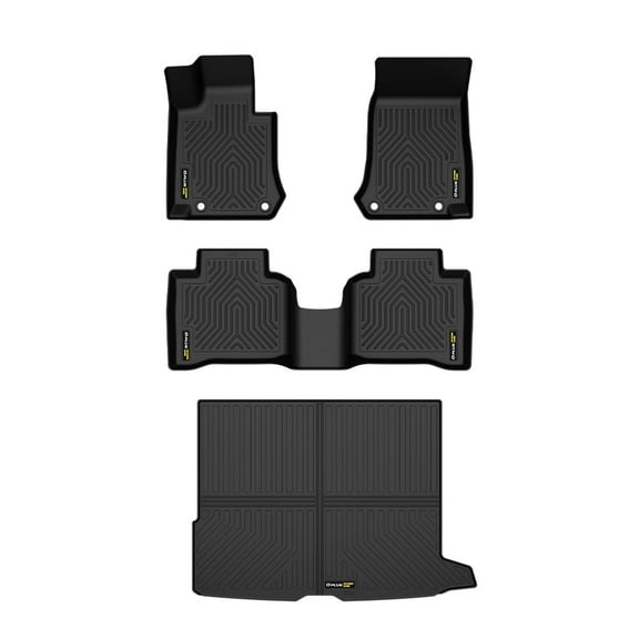 TPE All Weather Floor Mats Cargo Liner Black Fit For Mercedes-Benz GLC 2016-2022 Car Mats