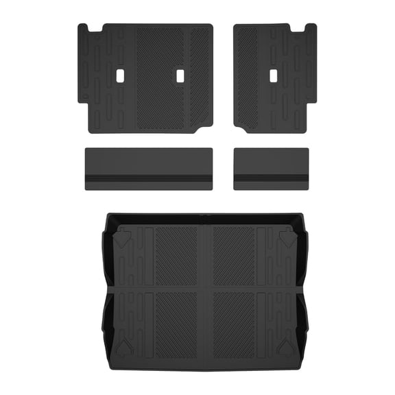 TPE Cargo Mat Back Seat Cover Protector Fit For 2021-2024 Ford Bronco 4 Door