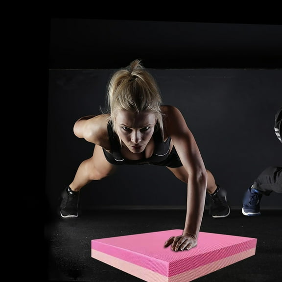 TPE Cushion Non Stability Trainer For Core Workouts & Rehabilitation (Physio Grade Wobble Board)
