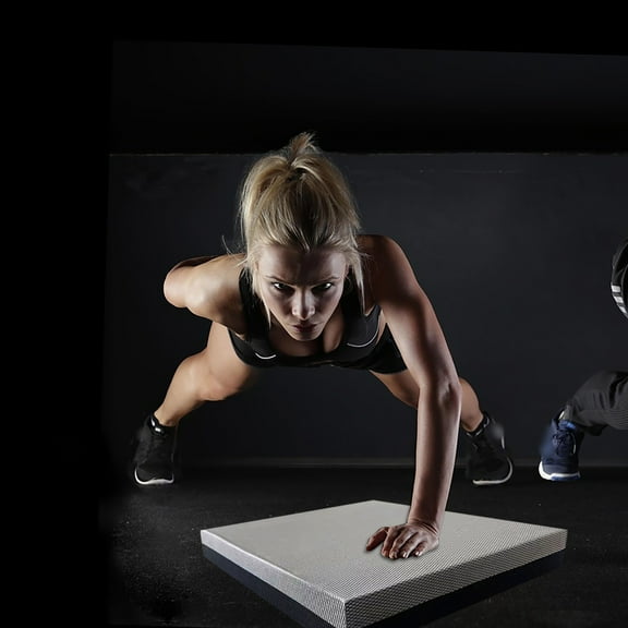 TPE Cushion Non Stability Trainer for Core Strength Workouts Rehabilitation and Physio Grade Wobble Board Exercises