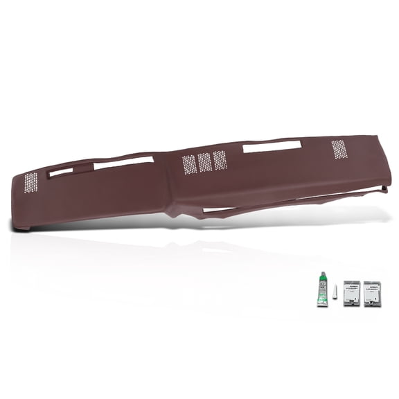 TPE Dash Cover Dashboard fit for GMC Chevy Full Size Pickup 1981-1987, Fit GMC Chevy SUV 1981-1991 Red