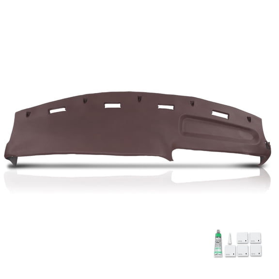 TPE Dash Cover Skin Dash Cover Overlay Skin Fit for Dodge Ram 1500 2500 3500 Truck 1994 1995 1996 1997 Red