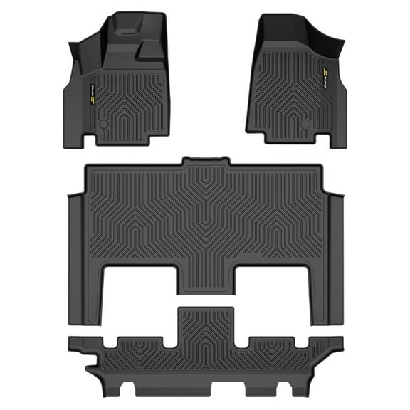 TPE Floor Mats Cargo Liner Carpets Fit for 2008-20 Dodge Grand Caravan All Weather