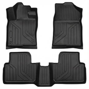 TPE Floor Mats for Honda Civic 2016-2021 Sedan/Coupe/Type R/Insight/2017-2021 Hatchback- Waterproof Non Slip Heavy Duty All Weather Liner Front & Rear