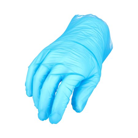 TPE Food Service Powder Free Disposable Gloves, Large, Blue, 2 Mil, 100/Box, 1800 Boxes