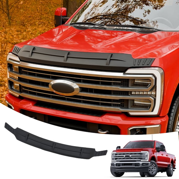 TPE Hood Protector Compatible with 2023-2026 Ford F250 F350 F450 F550 Super Duty Hood Shield Hood Deflector Hood Guard for F-250 F-350 F-450 F-550 Accessories