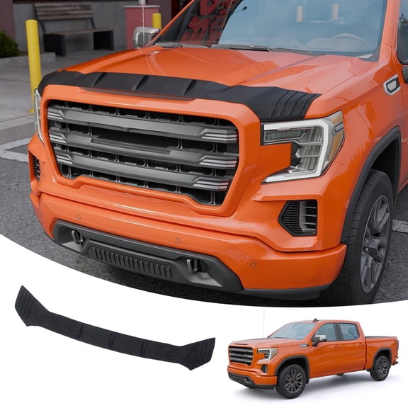 Bomely TPE Hood Protector Compatible with 2019-2025 2026 GMC Sierra 1500 Hood Shield TPE Hood Deflector Hood Guard for 2025 Sierra Accessories