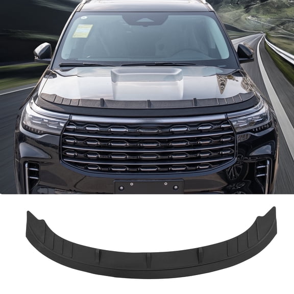 Bomely TPE Hood Protector Compatible with 2020-2025 Ford Explorer Hood Shield TPE Hood Deflector Hood Guard for 2024 Explorer Accessories