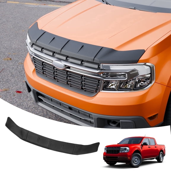 Bomely Tpe Hood Bug Deflector Guard All Weather, Fits Ford Maverick 22-26, Front Hood Protector Shield