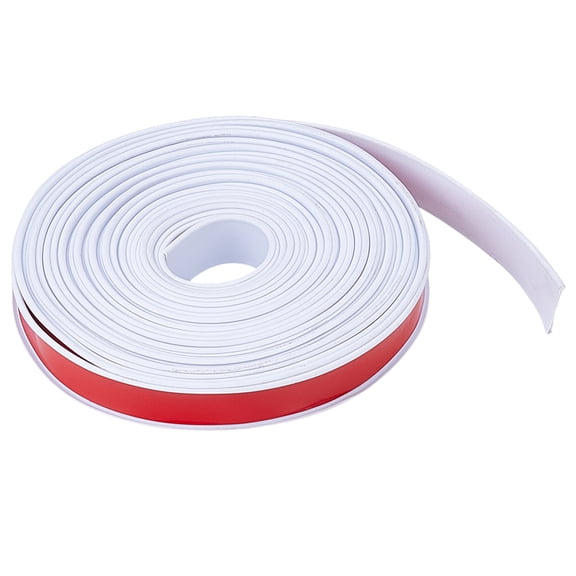 TPE Self-Adhesive Flexible Molding Trim Ceiling Molding Wall Trim for Furniture White 19x2mm about 8m/roll