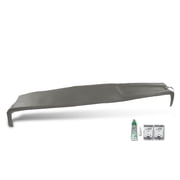 TPE Soft Front Dash Cap Cover Skin Overlay Gray Fit For 2002-2005 DODGE RAM New