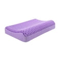 thumbnail image 1 of TPE Without Pressing Pillow Gel Relieved Skin -Friendly Grid Core Pillow Core Pillow Silicone Bonding Cervical Spine Pillow Deep Sleep Pillow (No Pillowcase,25x30x10cm), 1 of 8