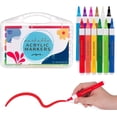 thumbnail image 1 of Magic Stix Washable Acrylic Markers 12-Color Set, 1 of 8