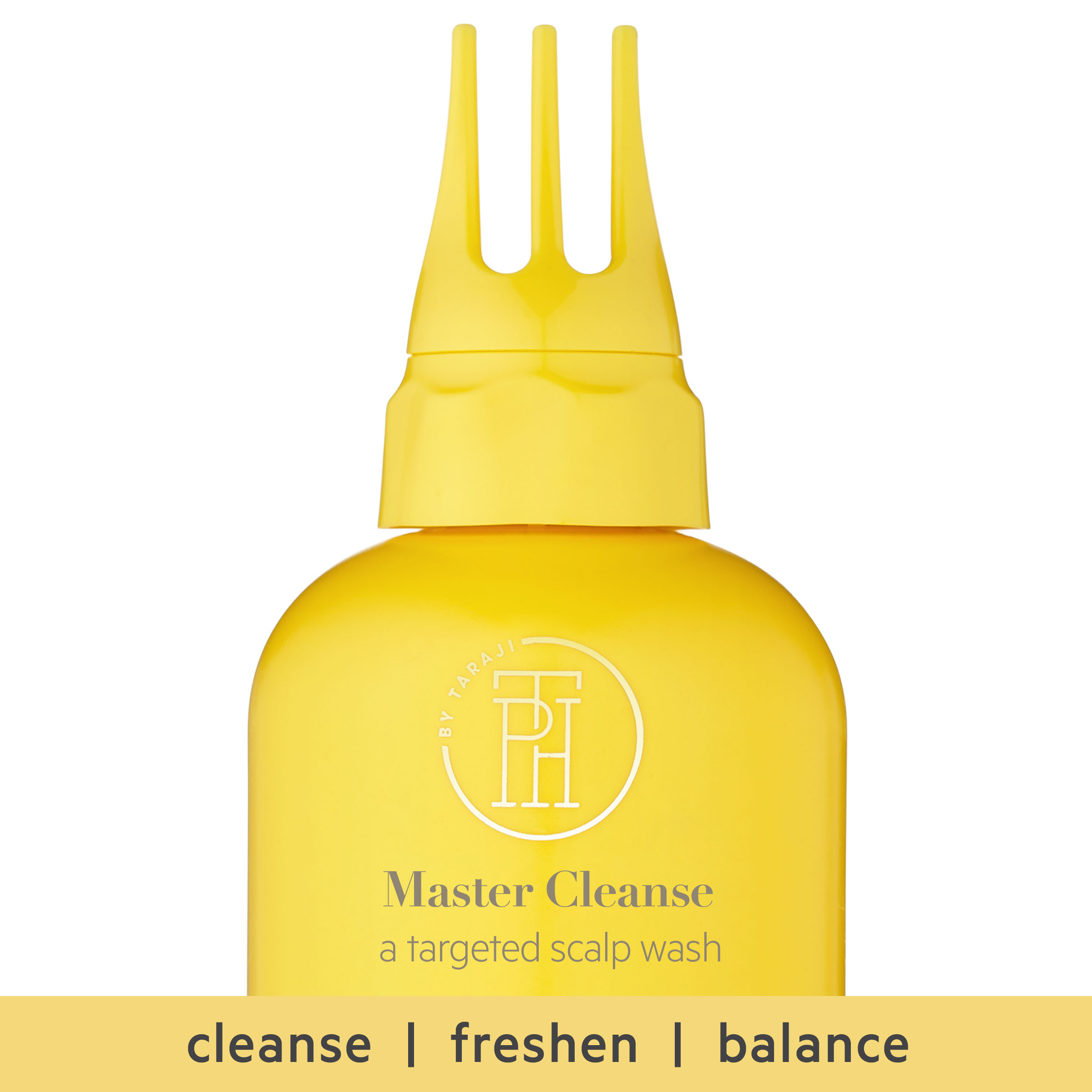 TPH BY TARAJI Master Cleanse Scalp Shampoo Hair Rinse with Tea Tree, Eucalyptus, & Witch Hazel for Moisture | Tingling Treatment for Buildup | Curly & Natural Hair Product, 8 oz. - image 1 of 7