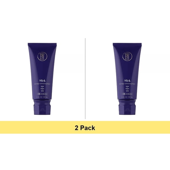 TPH BY TARAJI Slick Edge Travel Size Edge Control Treatment with Castor Oil, 2 oz. - 2 Pack