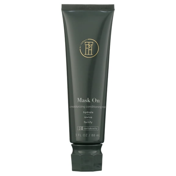 TPH BY TARAJI Travel Size Mask On Moisturizing Deep Conditioning Hair Mask with Coconut Oil & Mango Seed Butter for Coily & Curly Hair, 3 fl. oz.