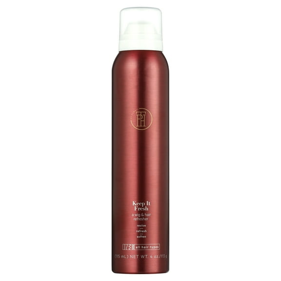 TPH BY TARAJI Keep It Fresh Wig & Hair Curl Refresher Spray For All Hair Types Natural or Synthetic Wigs, Weaves and Hair Extensions | Paraben Free, Cruelty Free, 4 fl oz