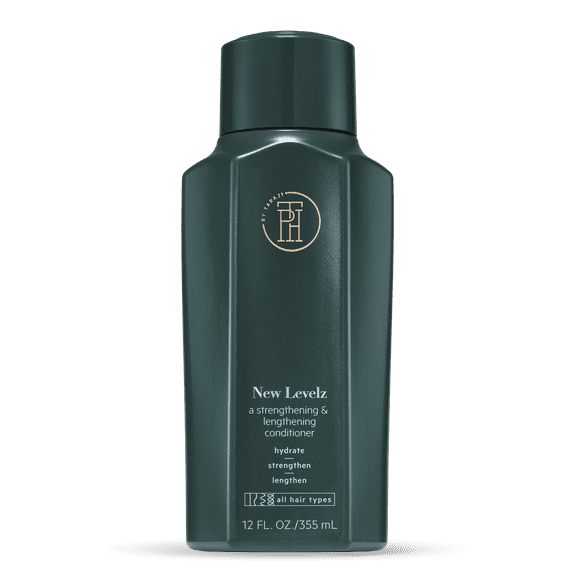 TPH BY TARAJI New Levelz Strengthening & Lengthening Conditioner with Biotin and Jamaican Black Castor Oil, 12 fl oz