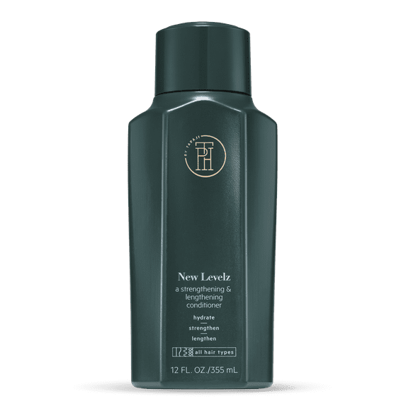 TPH BY TARAJI New Levelz Strengthening & Lengthening Conditioner with Biotin and Jamaican Black Castor Oil, 12 fl oz