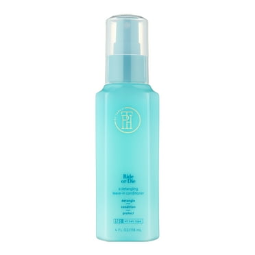 TPH BY TARAJI Ride or Die Biotin Leave in Conditioner Spray Detangler for Dry Hair | Strength, Moisturizing & Anti Frizz | Natural + Curly Hair Product | Color Safe, 4 oz.