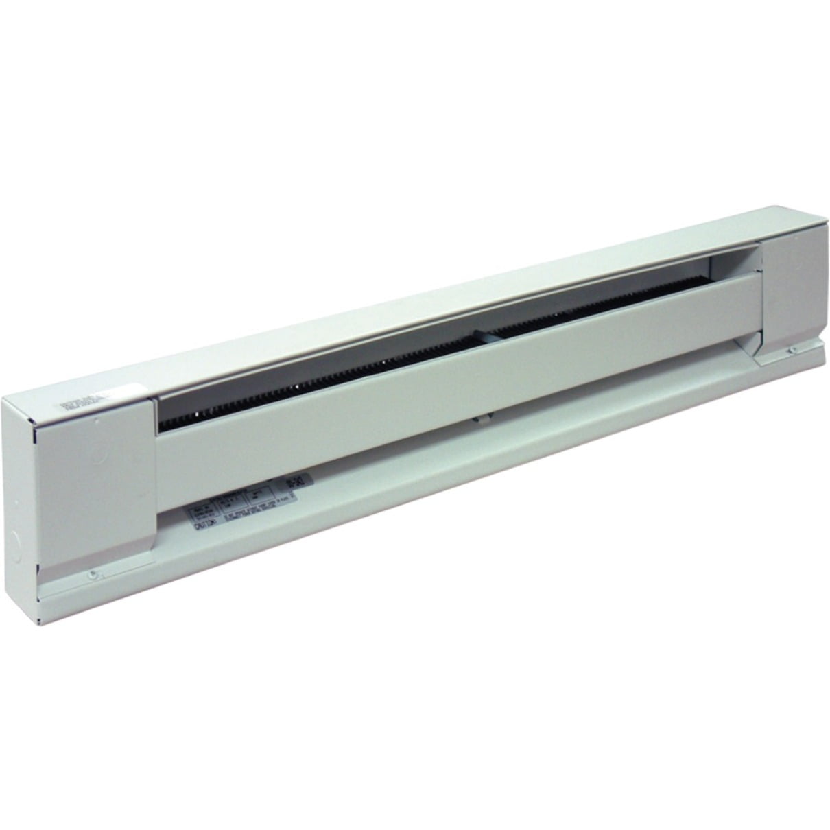 Ivory 48-Inch Electric Convection Baseboard Heater with Stainless Steel Element