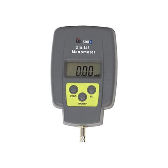 Digital Manometer, Gauge, Bklit LCD 608