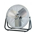 thumbnail image 1 of TPI Corporation F24-TE Industrial Workstation Fan, Floor Stand, 24" Diameter Blade, 120 Volt 1PH 1/8HP TEAO 3-Speed Motor, Rocker Switch, Silver & Black Finish, 1 of 3