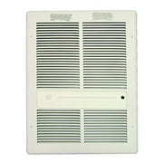 TPI Corporation HF3316TRPW Fan Forced Wall, 240/208 Volts, 4000/3000 Watts, All Metal Construction, Built-in Thermostat, Whit