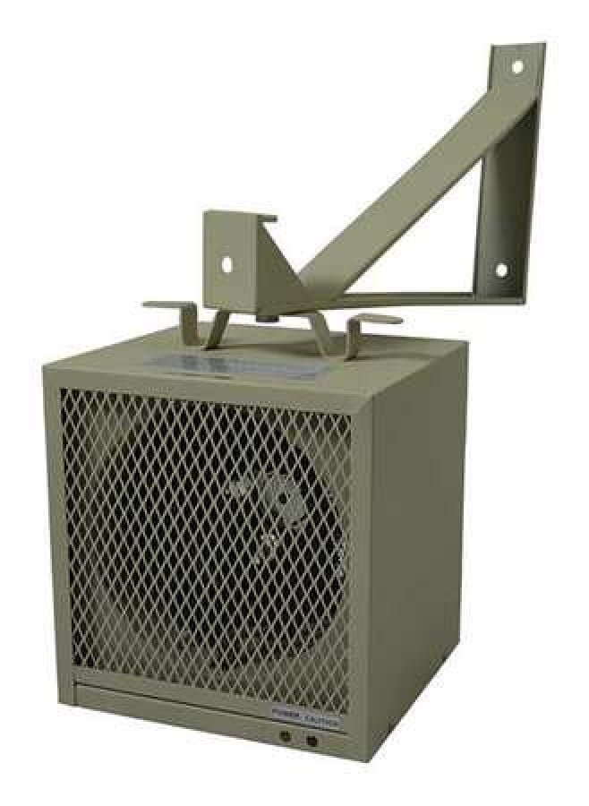 TPI Corporation HF5840TC Garage/Workshop Fan Forced Portable Electric Heater,  4.0kW, 240/208-Volts, Includes Wall/Ceiling Bracket u0026 Thermostat, 20-Amp  Cordset, Beige Finish - Walmart.com