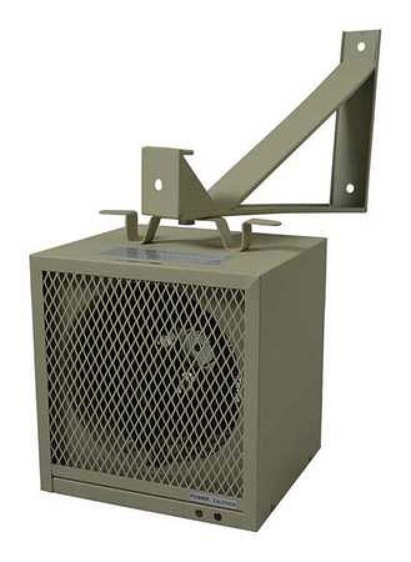 TPI Corporation HF5840TC Garage/Workshop Fan Forced Portable Electric Heater, 4.0kW, 240/208-Volts, Includes Wall/Ceiling Bracket & Thermostat, 20-Amp Cordset, Beige Finish
