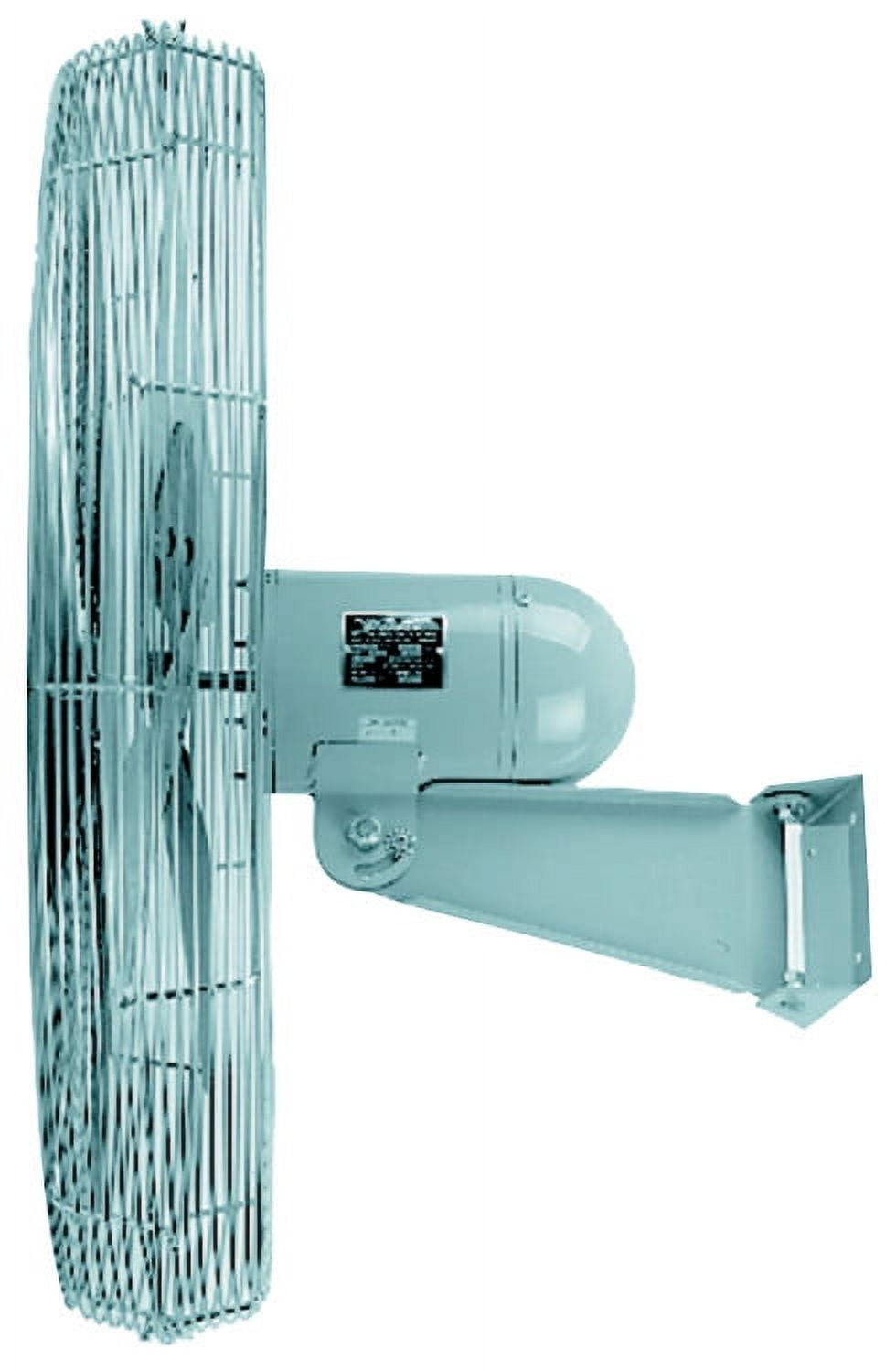 TPI Corporation Unassembled Circulators, Stationary, Wall Mount, 30 in, 1/4 hp, 2-Speed, Gray - 1 EA (737-ACU30-W)