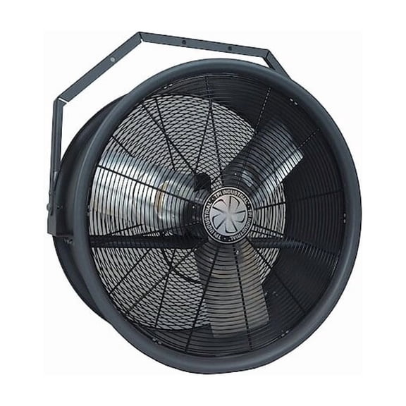 High-Velocity Industrial Fan, 28 in Blade Dia, 3 Blades, 1 Speeds, 120V AC, 35 1/8 in W