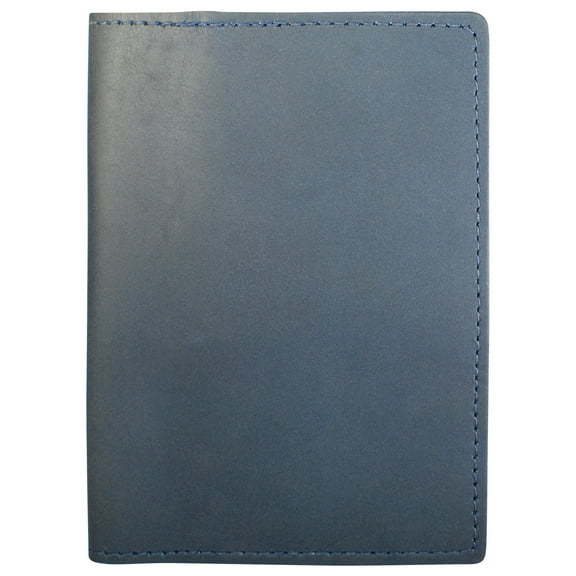 TPK Full Grain Leather Passport Travel Wallet Ocean Blue Napa, Premium Passport Holder - Passport Cover