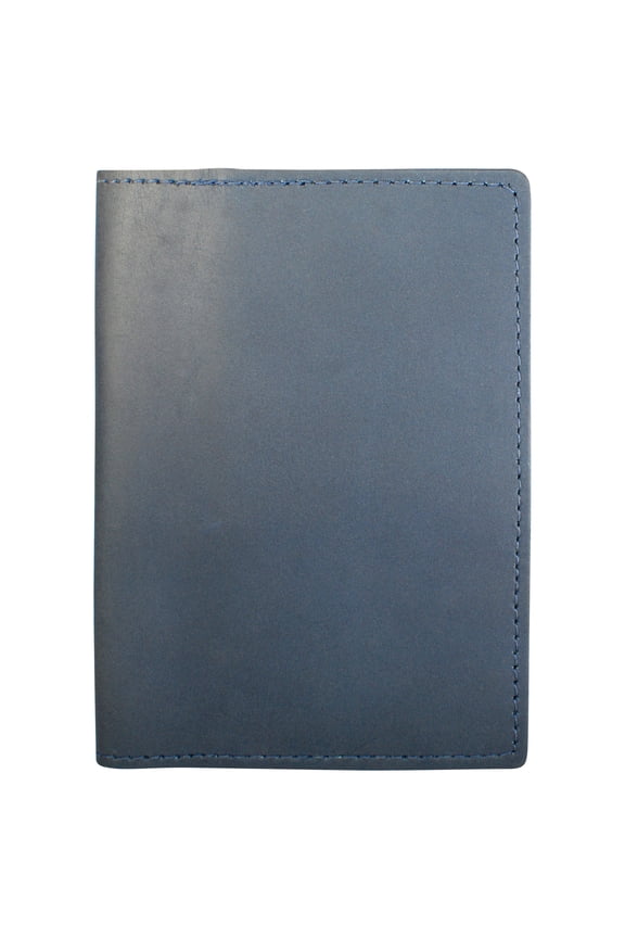 TPK Full Grain Leather Passport Travel Wallet Ocean Blue Napa, Premium Passport Holder - Passport Cover