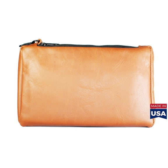 TPK Valuables Pouch - Brown Full Grain Leather