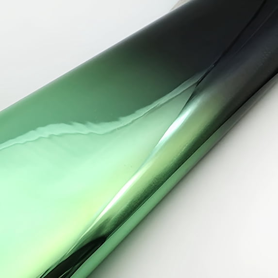 TPKJAM 19.7"x118" Two-Tone Gradient Car Window Tint Film - Heat-Resistant PET Privacy & Glare Reduction