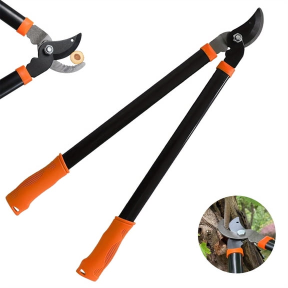 TPKJAM 27-41" Telescopic Heavy-Duty Tree Loppers, Compound Action Branch Cutter for Thick Limbs, Pruning Shears, 2" Clean Cut