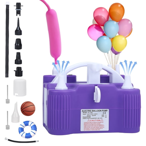 TPKJAM 3-in-1 Electric Balloon Pump for Foil, Mylar & Latex Balloons – Portable, Fast Inflation for Parties