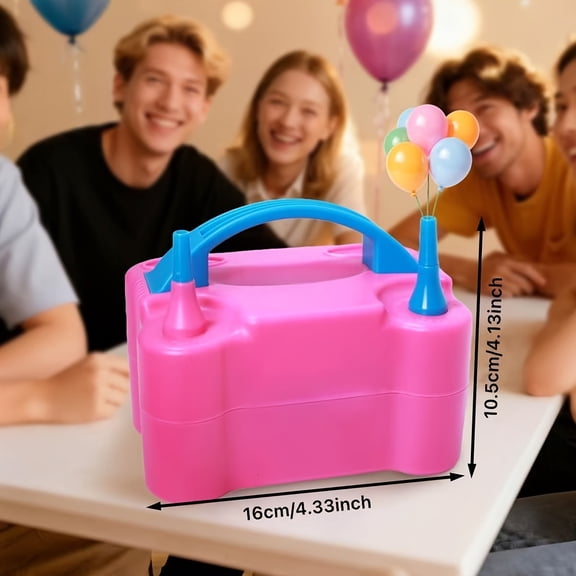 TPKJAM 3-in-1 Electric Balloon Pump for Foil, Mylar & Latex Balloons – Portable, Fast Inflation for Parties