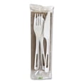 thumbnail image 1 of TPLA Compostable Cutlery, Fork/Knife/Spoon/Napkin, White, 250/Carton | Bundle of 5 Cartons, 1 of 3
