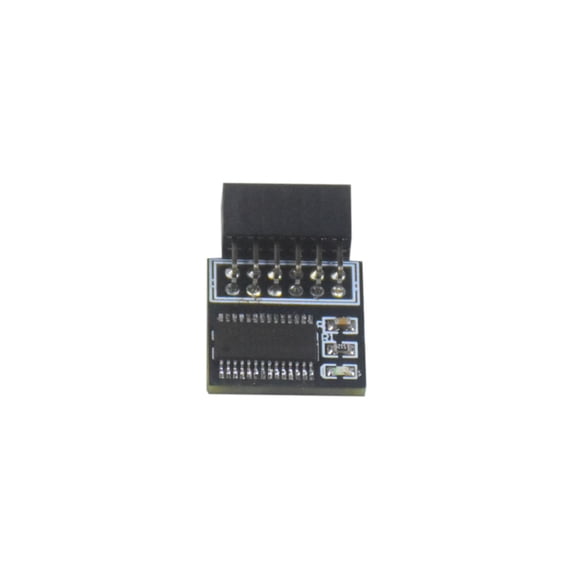 TPM 2.0 Encryption Security Module LPC 12Pin TPM2.0 Remote Card Security Module for Win11 for Motherboards