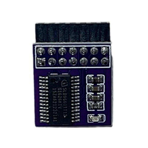 TPM 2.0 Encryption Security Module LPC 14Pin TPM2.0 Remote Card Security Module for Win 8.1/7/10 for Motherboard