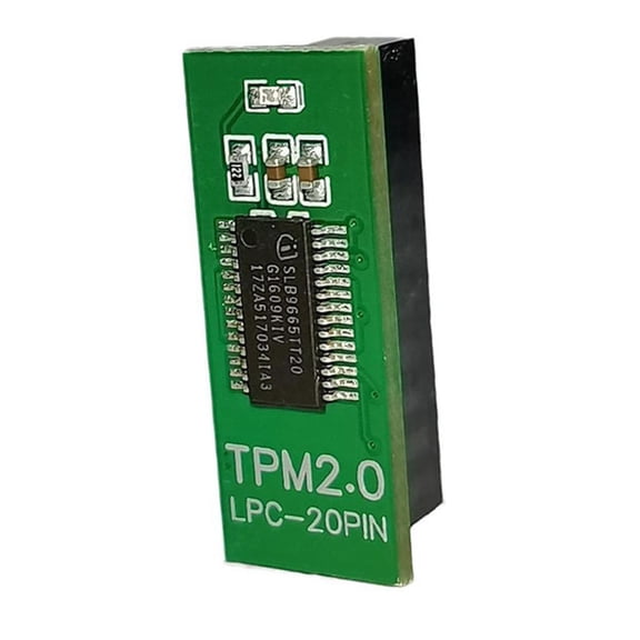 TPM 2.0 Encryption Security Module LPC 20Pin TPM2.0 Remote Card Security Module for Win 11 for GC-TPM20 Motherboard
