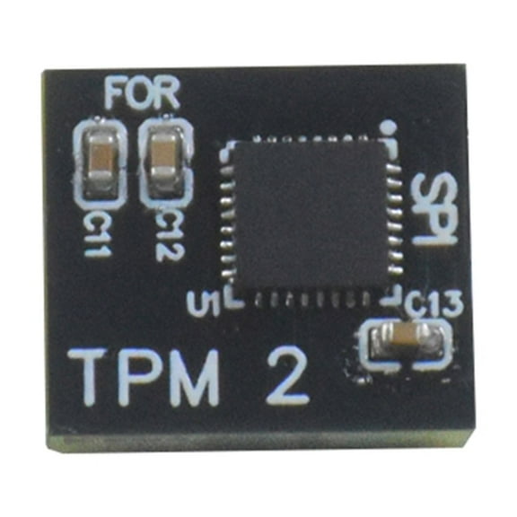 TPM 2.0 Security Module 12 Pin SPI Interfaces, Encryption Security Card for Motherboards