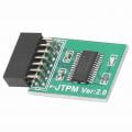TPM 2.0 Module Strong Encryption 14 Pin LPC Interface TPM Module Board Support for Win11 Green