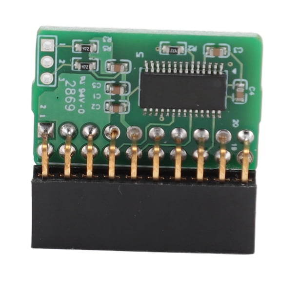 TPM 2.0 Trusted for Trusted Platform Module, Green 20pin TPM 2.0 Module for AOM TPM 9665V TCG 2.0