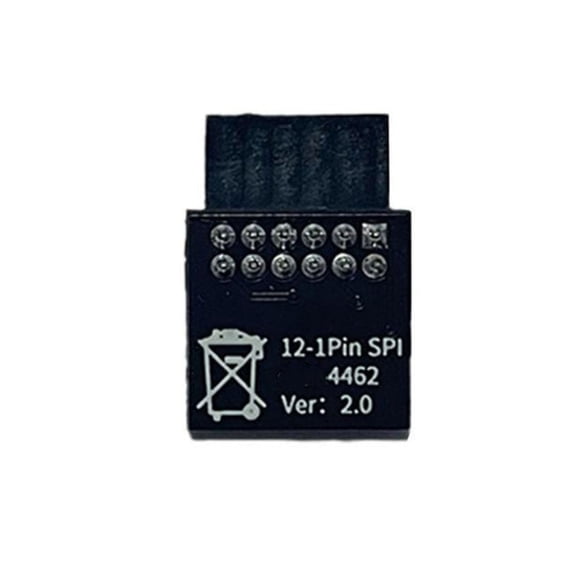 TPM2.0 Encryption Security Module Board Remote Card TPM2.0 SPI 12Pin Motherboards Card Development Board Replacement