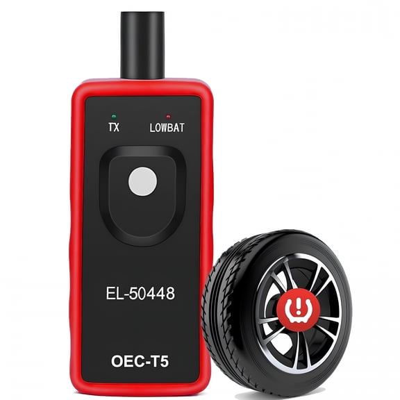 TPMS Relearn Tool for 1997-2024 Vehicles, Tire Pressure Sensor Reset & Activation Device, One-Button TPMS Warning Light Clearing Diagnostic Tool for DIY Car Maintenance