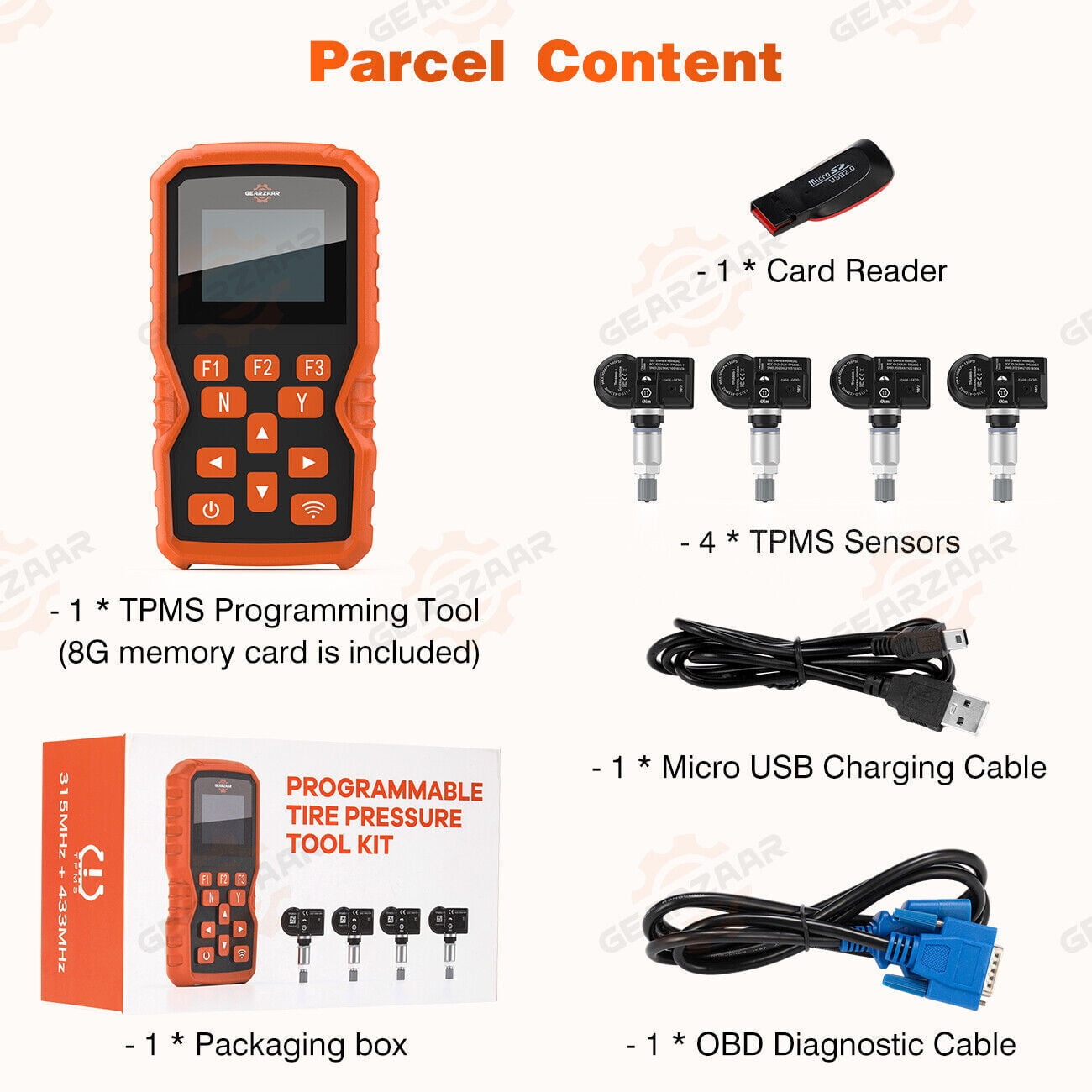 TPMS Relearn Tool Programming Programmer Diagnostic Tool+4 TPMS For 99% ...
